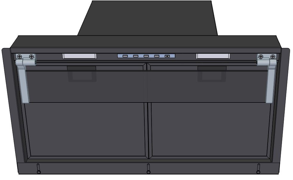 ΑΠΟΡΡΟΦΗΤΗΡΑΣ AIRFORCE F300BL/A/60 | ΑΠΟΡΡΟΦΗΤΗΡΑΣ ΕΝΤΟΙΧΙΖΟΜΕΝΟΣ 2